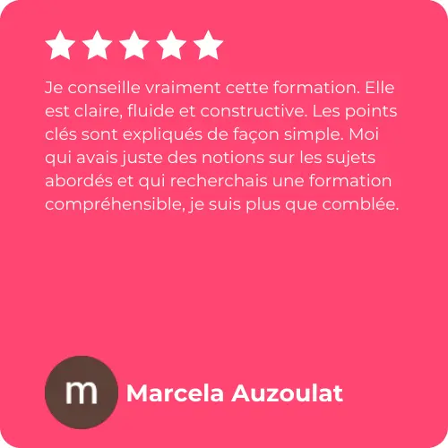 Avis google de participants aux formations Shake ta Com