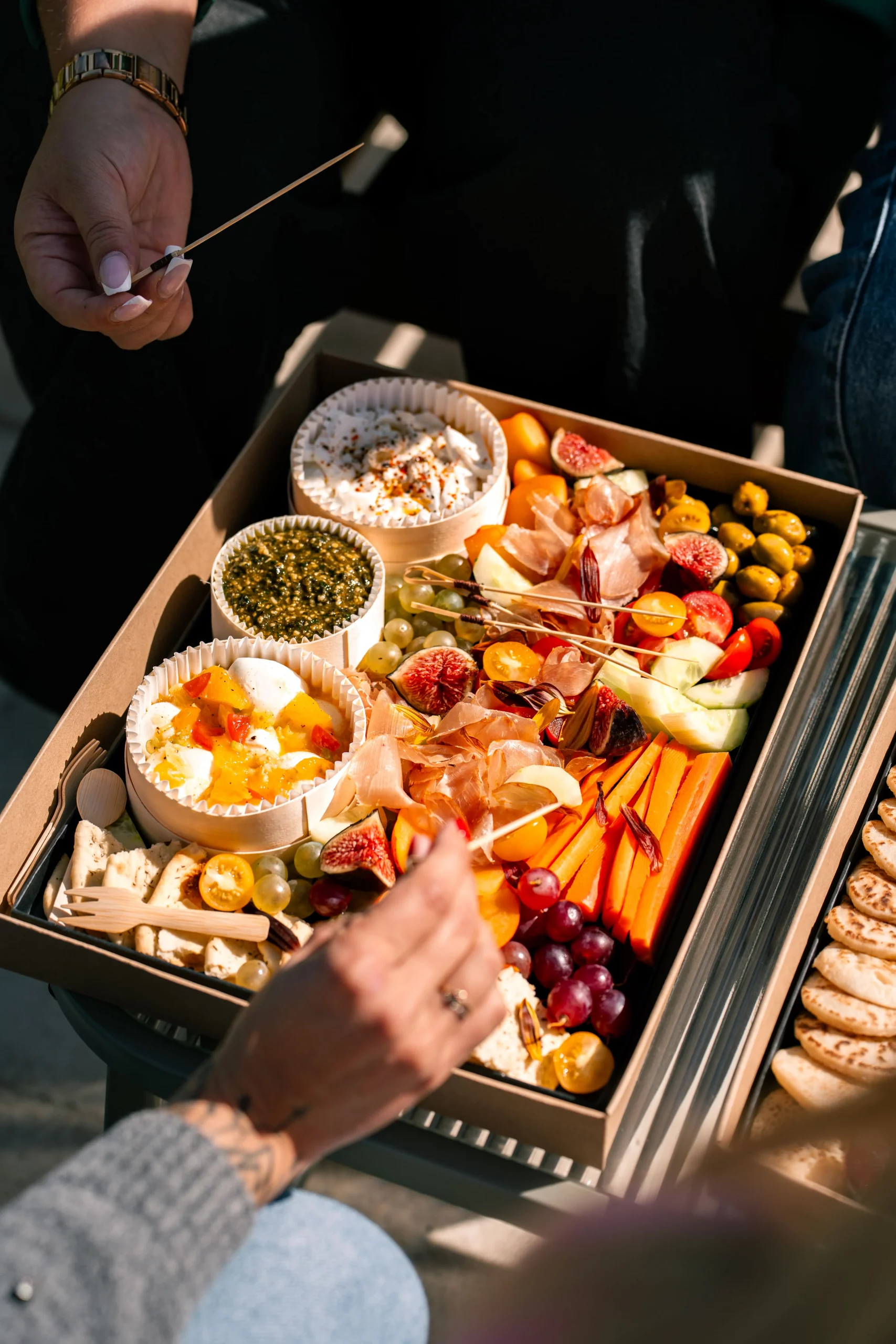 Plateaux repas traiteur Shake ton Réseau